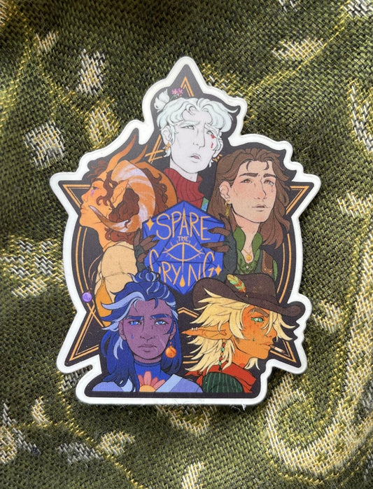 Sticker - Spare the Crying Portrait (Five Fools Version)