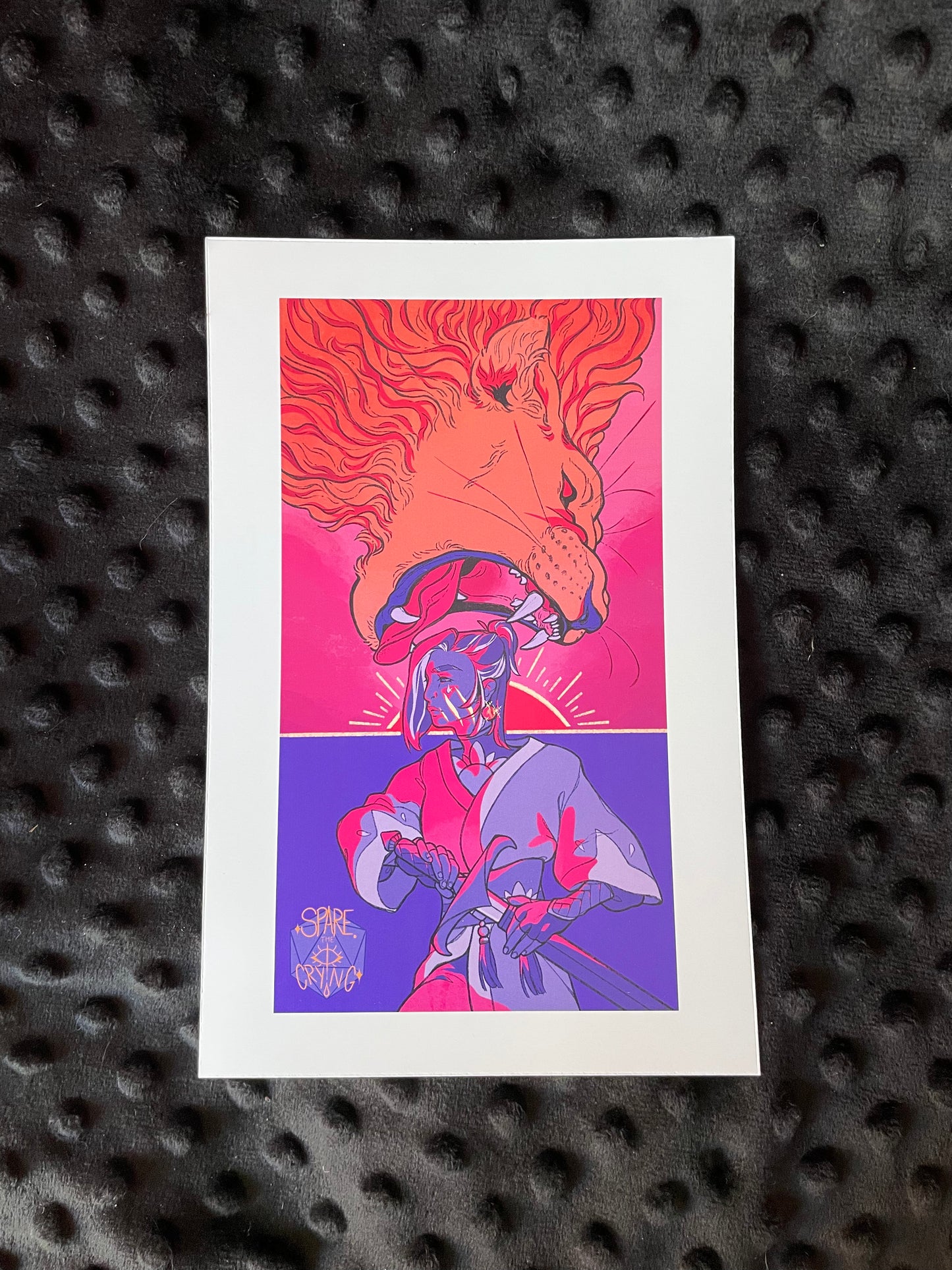 Art Print - Virgil and the Lion