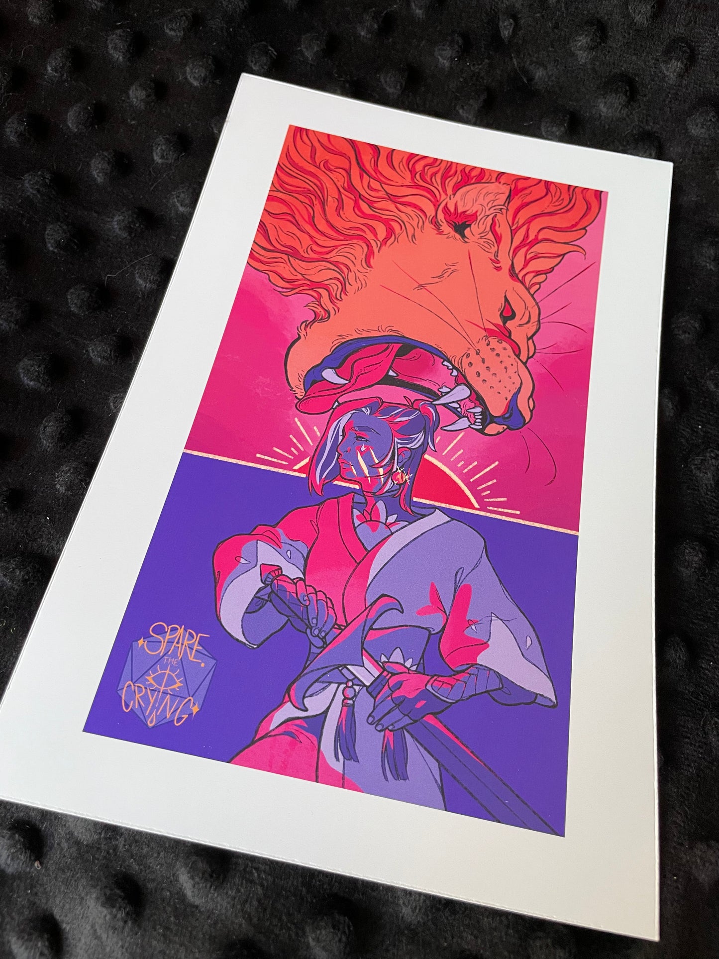 Art Print - Virgil and the Lion